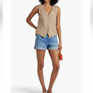 Rag & Bone Nina High Rise Denim Short (Size: 24) (Color: Harper)